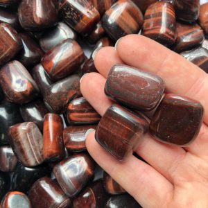 Red Tiger Eye Tumbled Stones