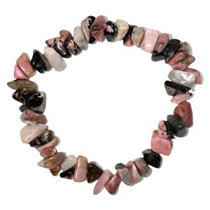 Rhodonite Chip Bracelet