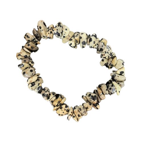 Dalmatian Jasper Chip Bracelet