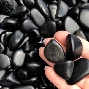 Black Obsidian Tumbled Stones