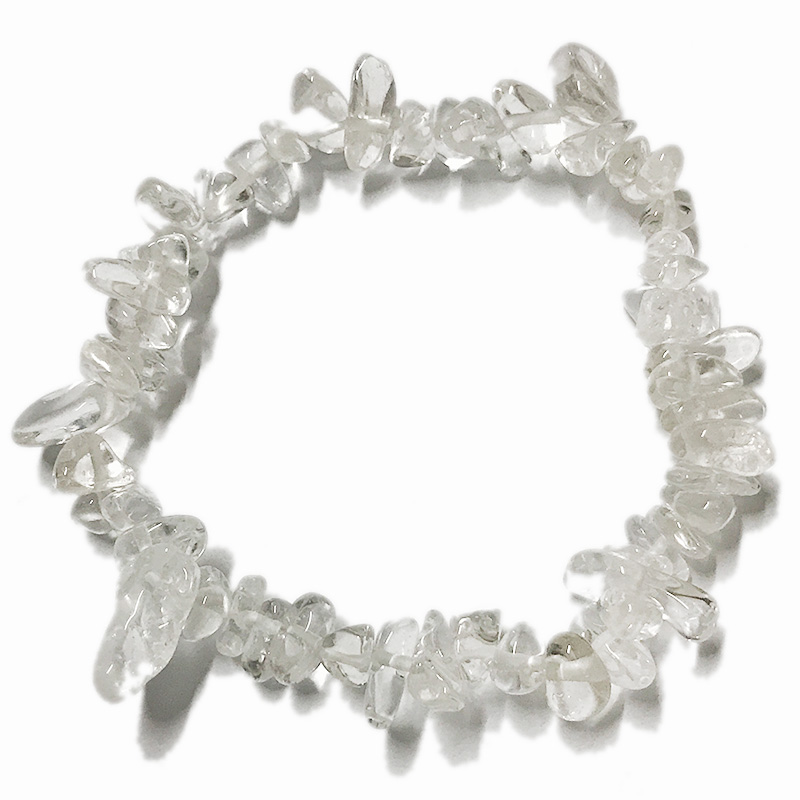 Clear Quartz Chip Bracelet