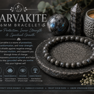 Larvakite 6mm Bracelet