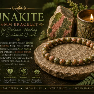 Unakite 6mm Bracelet